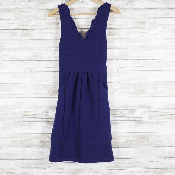 Anthropologie Maeve Ruffled Ottoman Dress in sz XS - Picture 8 of 8